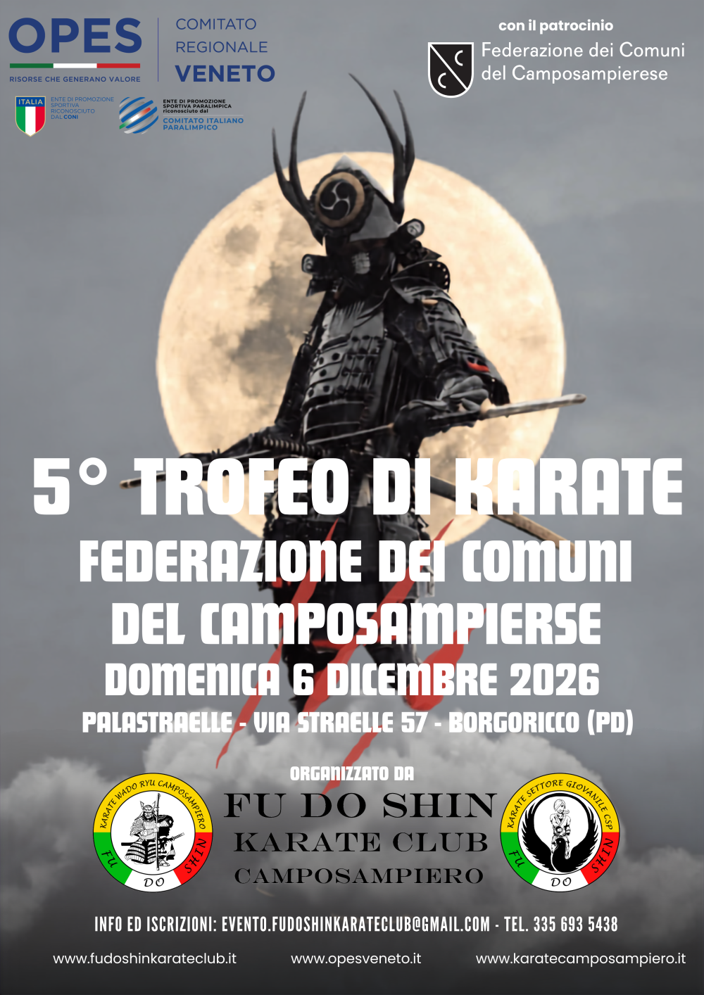 Locandina Trofeo Karate Camposampierese 2026